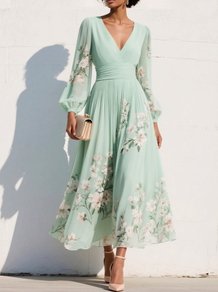 Beth - Vestido Midi Floral